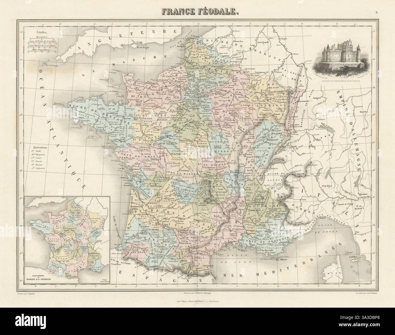 Map of france medieval hi-res stock photography and images - Alamy, image size:1300x1103