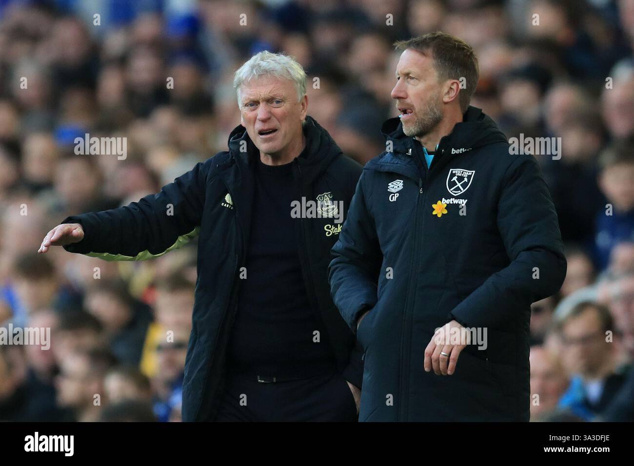 15th March 2025; Goodison Park, Liverpool, England; Premier League Football, Everton versus West
