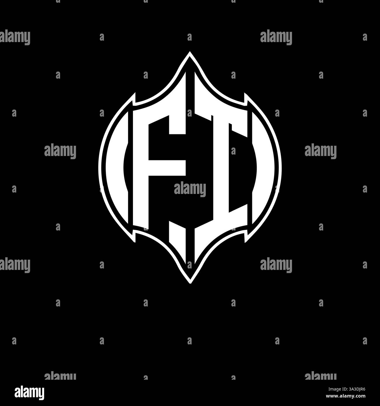 FT Unique modern flat abstract geometric initials vector letter logo design. FT monogram logo. Stock Vector