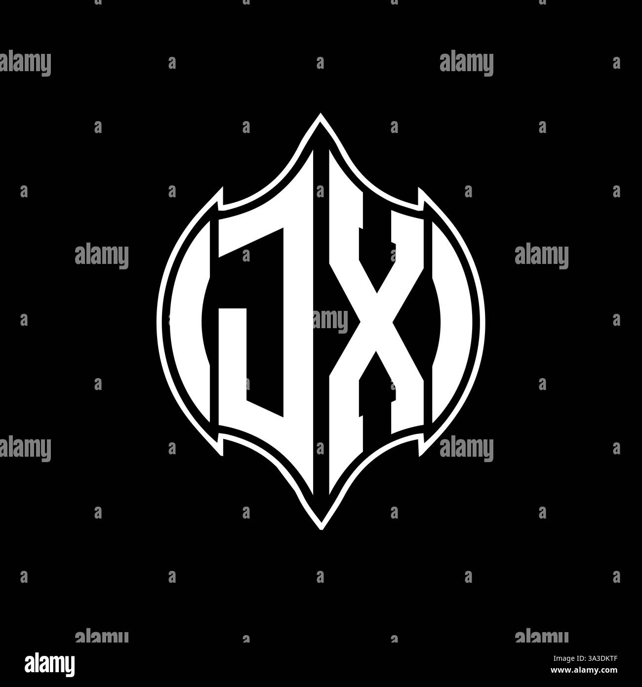 JX Unique modern flat abstract geometric initials vector letter logo design. JX monogram logo. Stock Vector