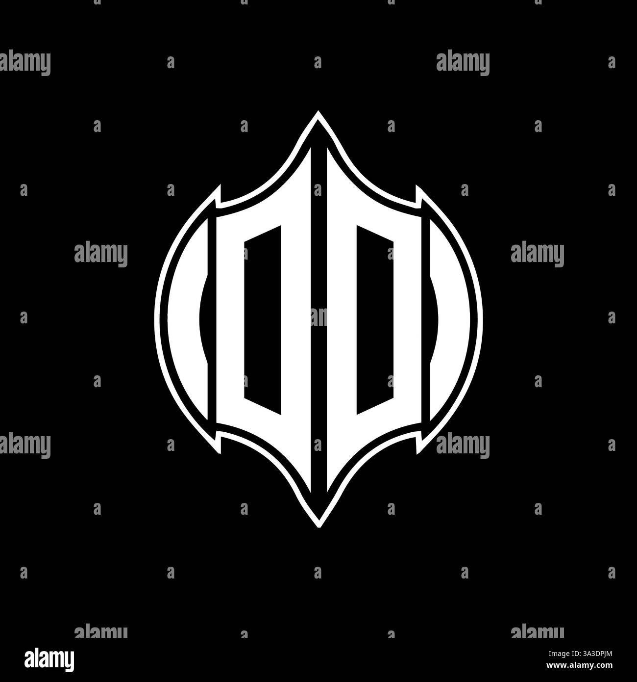 OO Unique modern flat abstract geometric initials vector letter logo design. OO monogram logo. Stock Vector