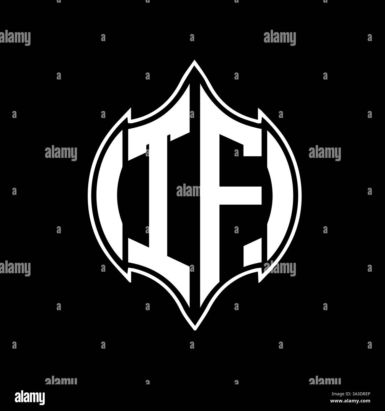 TF Unique modern flat abstract geometric initials vector letter logo design. TF monogram logo. Stock Vector