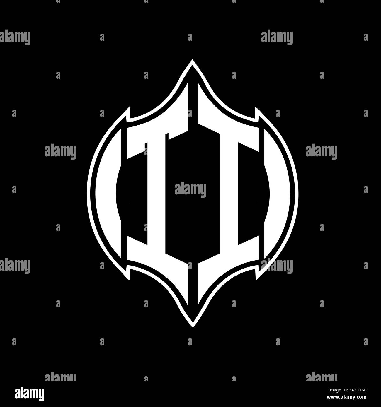 TI Unique modern flat abstract geometric initials vector letter logo design. TI monogram logo. Stock Vector