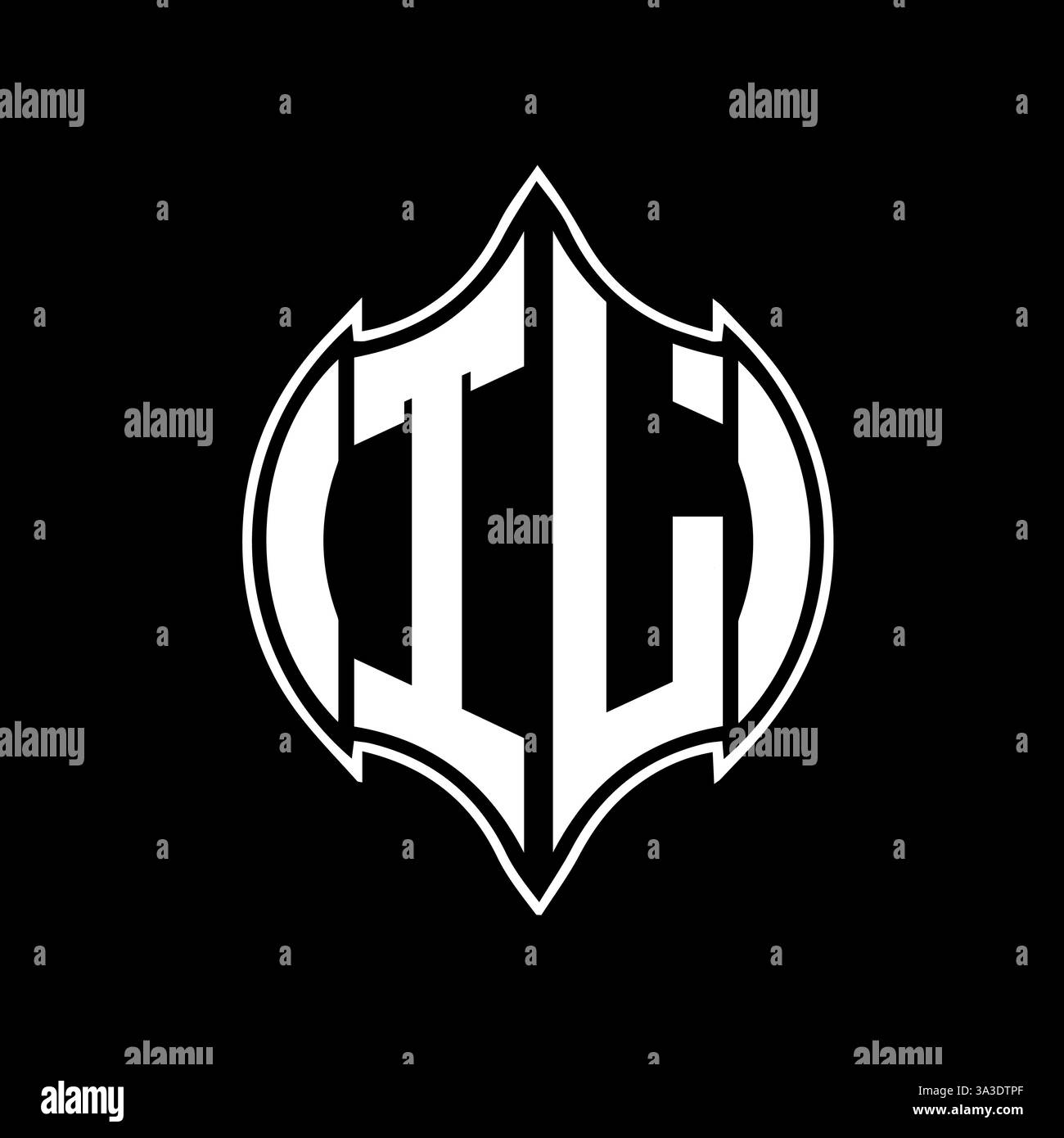 TL Unique modern flat abstract geometric initials vector letter logo design. TL monogram logo. Stock Vector