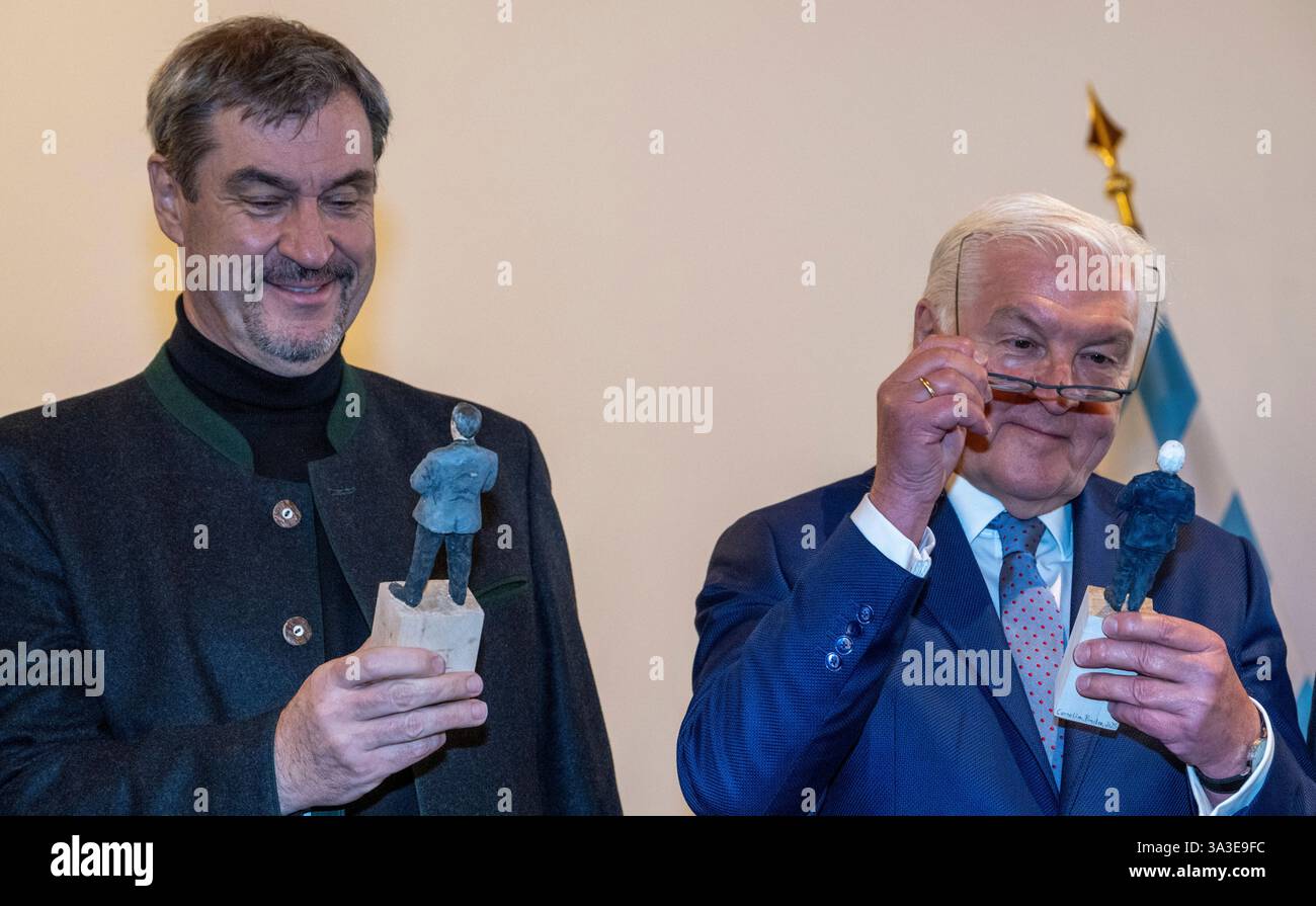 15 March 2025, Bavaria, Memmingen: ADDS NAME OF ARTIST - In the town ...