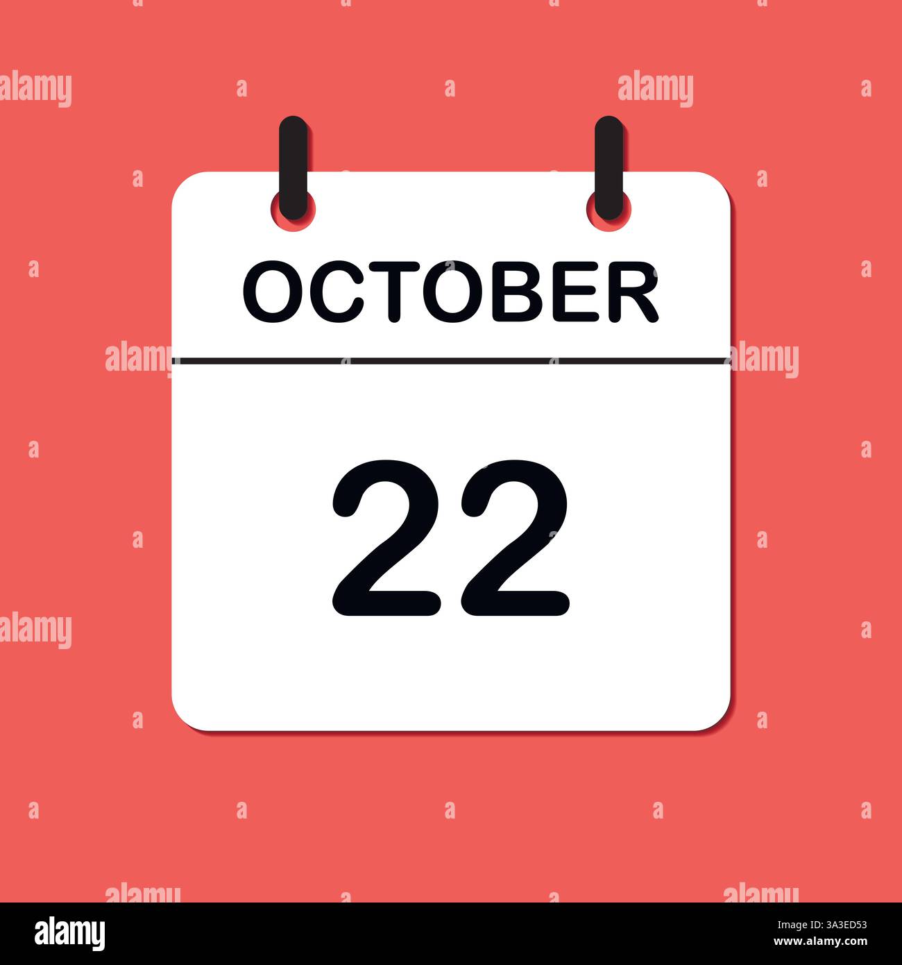 October 22 calendar icon - day of month Stock Vector Image & Art - Alamy