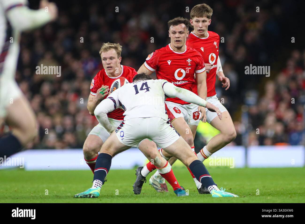 Blair Murray of Wales during the 2025 Guinness 6 Nations match Wales vs ...