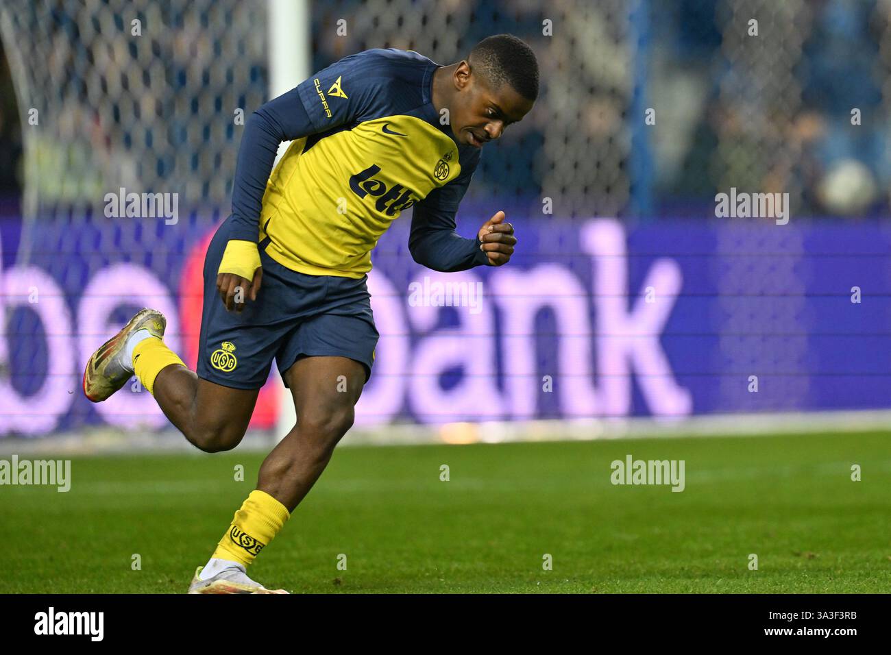 Noah Sadiki (27) of Union pictured during the Jupiler Pro League season 2024 2025 matchday 30