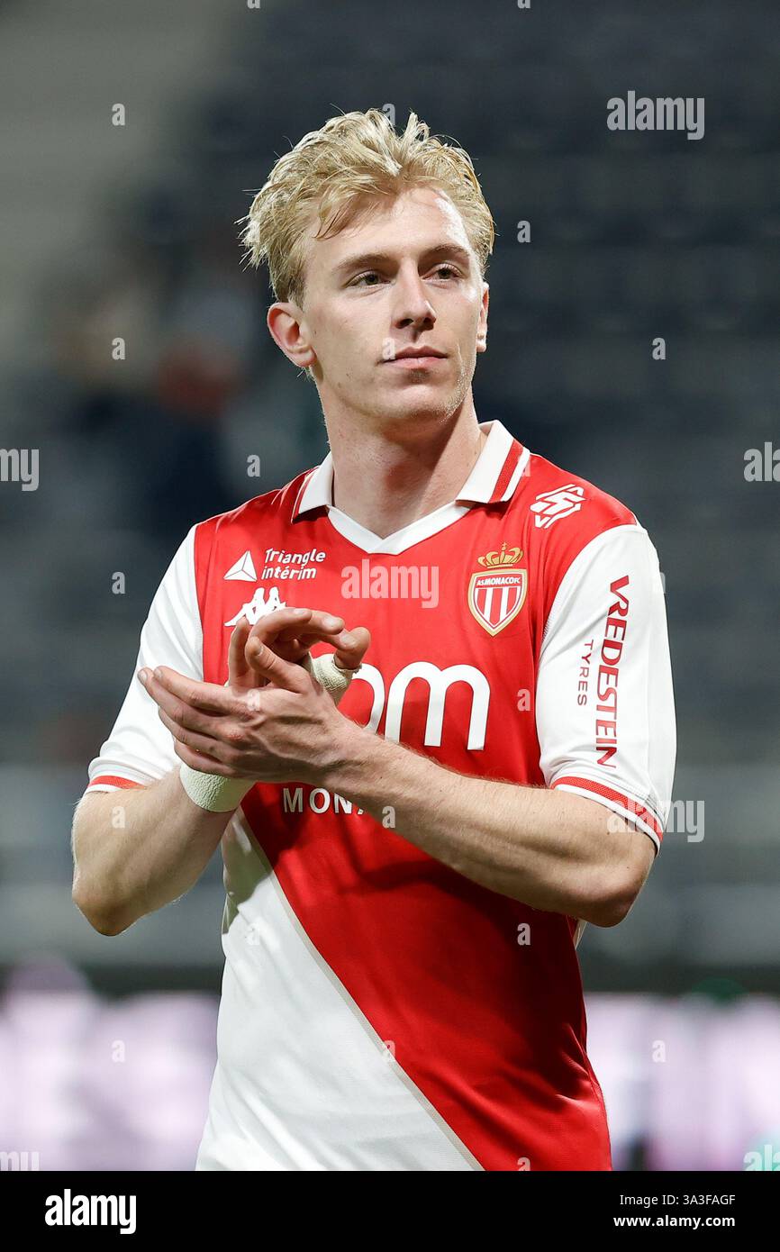 France. 15th Mar, 2025. 14 Mika BIERETH (asm) during the Ligue 1 ...