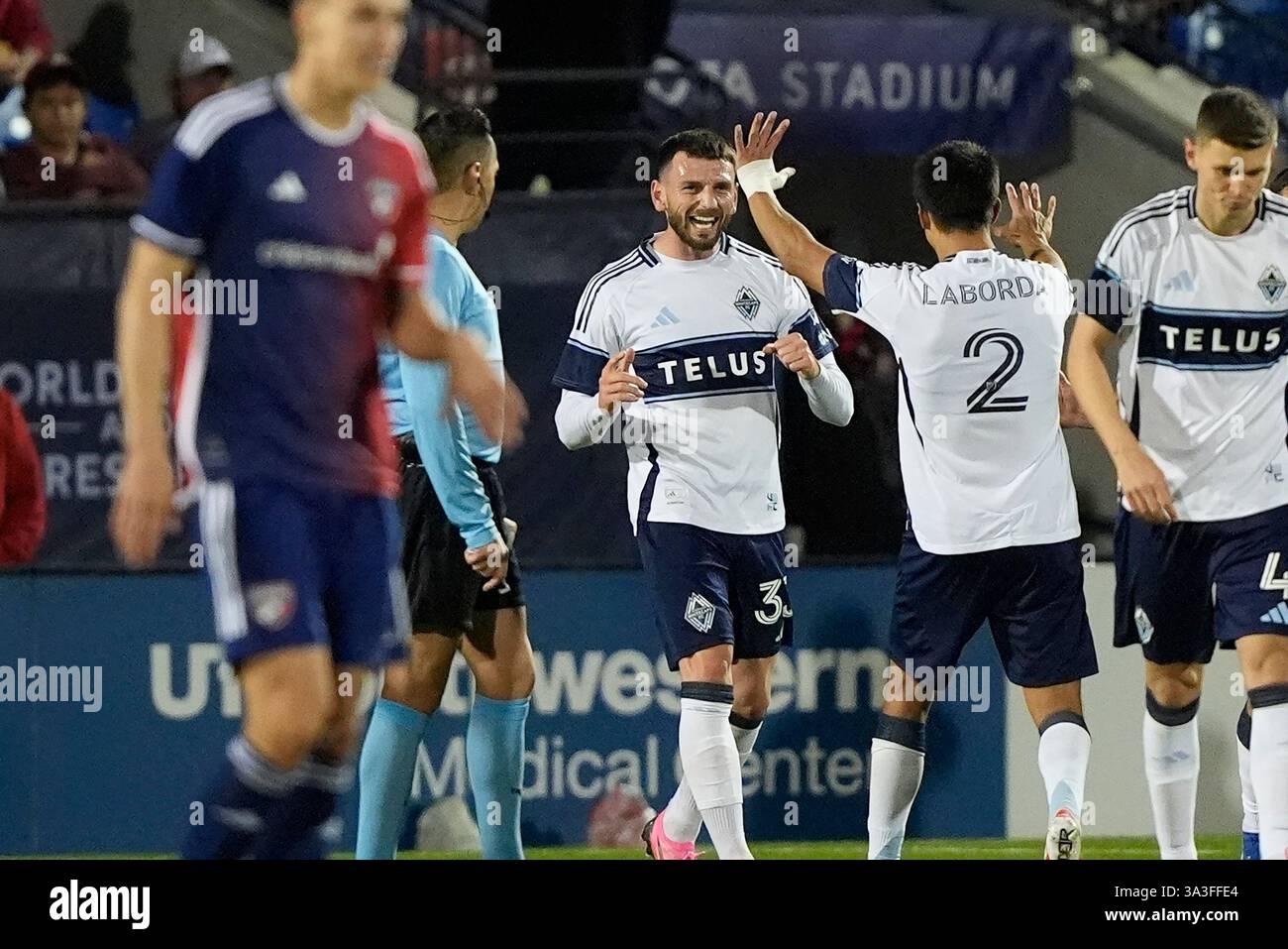 Laborda Vancouver Whitecaps defender Mathías Laborda (2) celebrates with ...