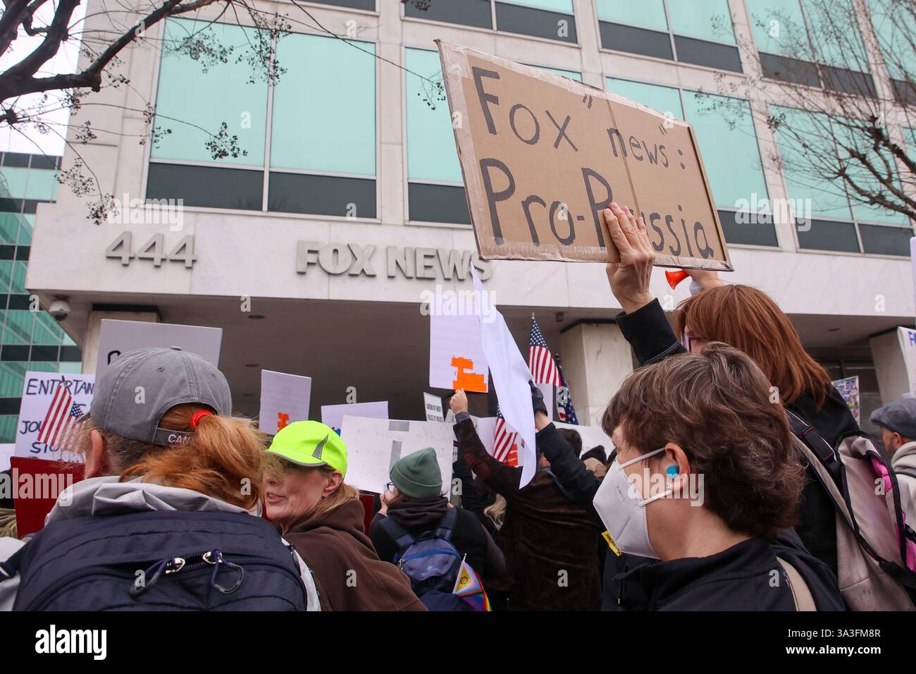 March 16, 2025, FOX News, NBC News and CNN, Washington, DC, USA. Members of the political