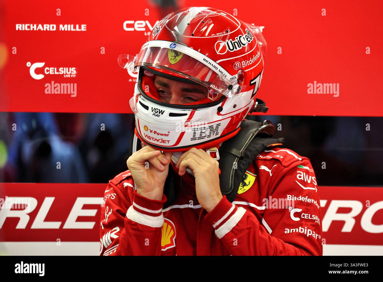 Charles Leclerc (MON) Ferrari. 16.03.2025. Formula 1 World Championship, Rd 1, Australian Grand