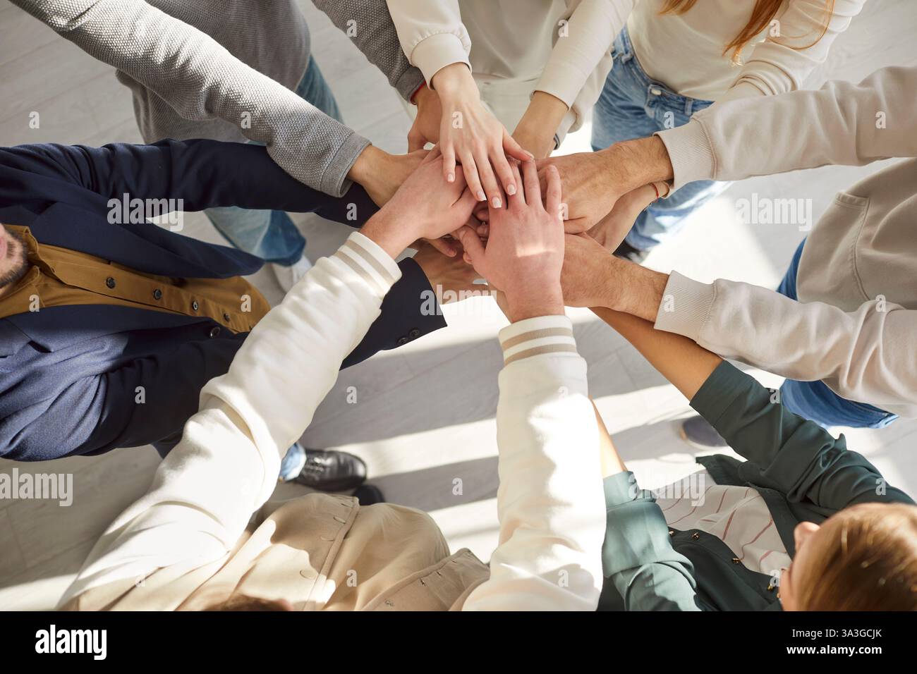 Group people standing together hi-res stock photography and images - Alamy