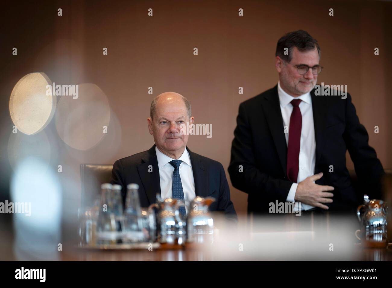 Olaf Scholz, Wolfgang Schmidt, cabinet meeting DEU, Deutschland ...