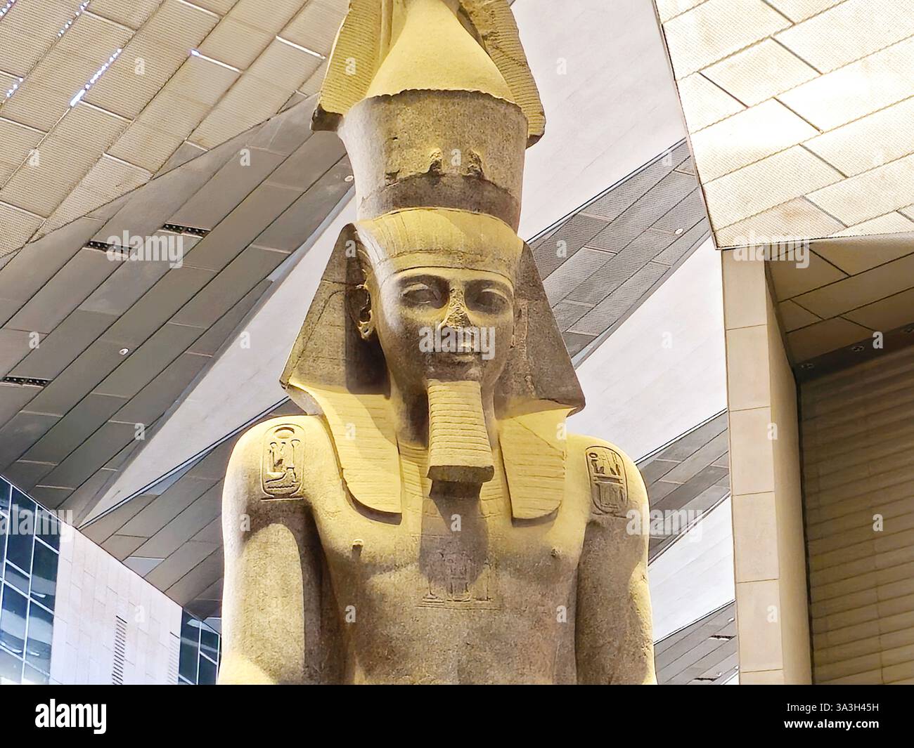 Giza, Egypt, February 22 2025: King Ramses II from The Grand Egyptian ...