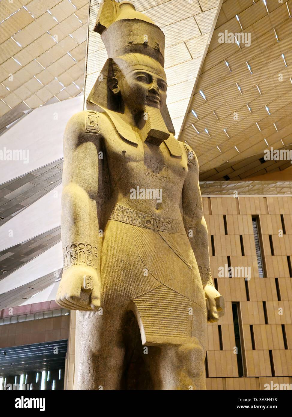 Giza, Egypt, February 22 2025: King Ramses II from The Grand Egyptian ...