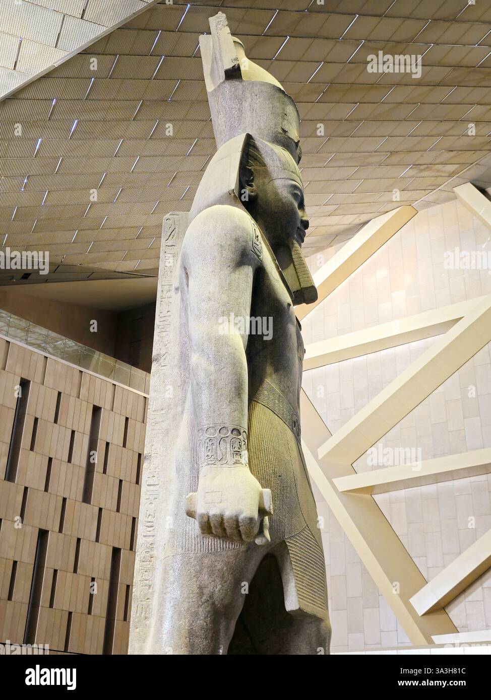 Giza, Egypt, February 22 2025: King Ramses II from The Grand Egyptian ...