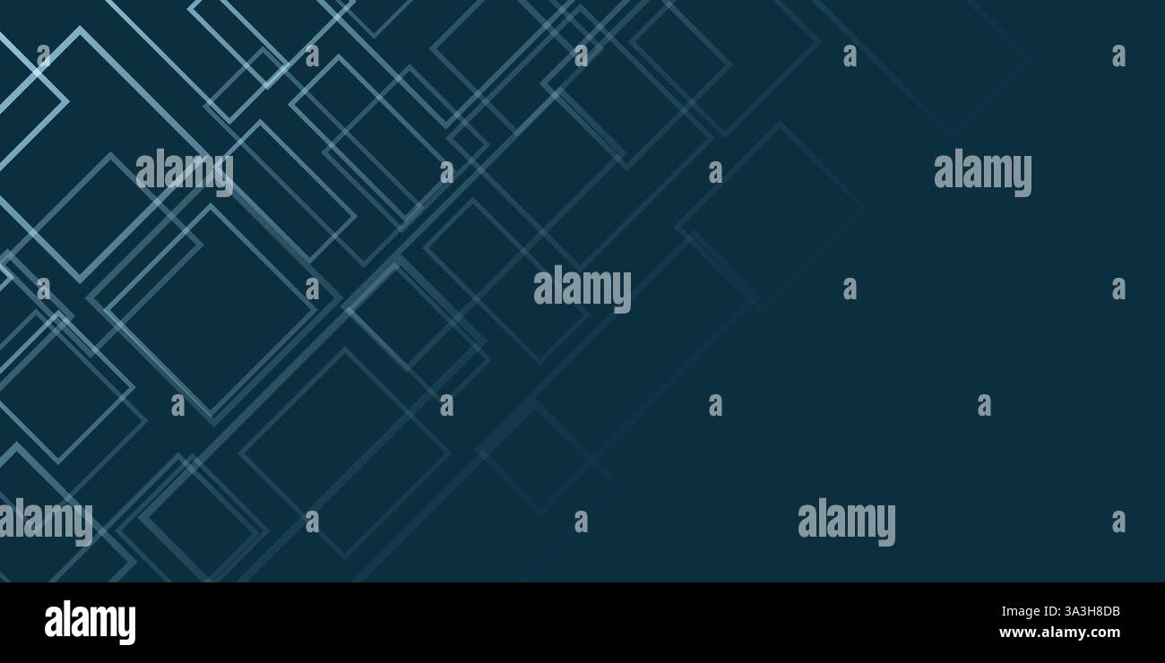 Simple Overlapping Rectangular Frames of Various Sizes, Colored in ...