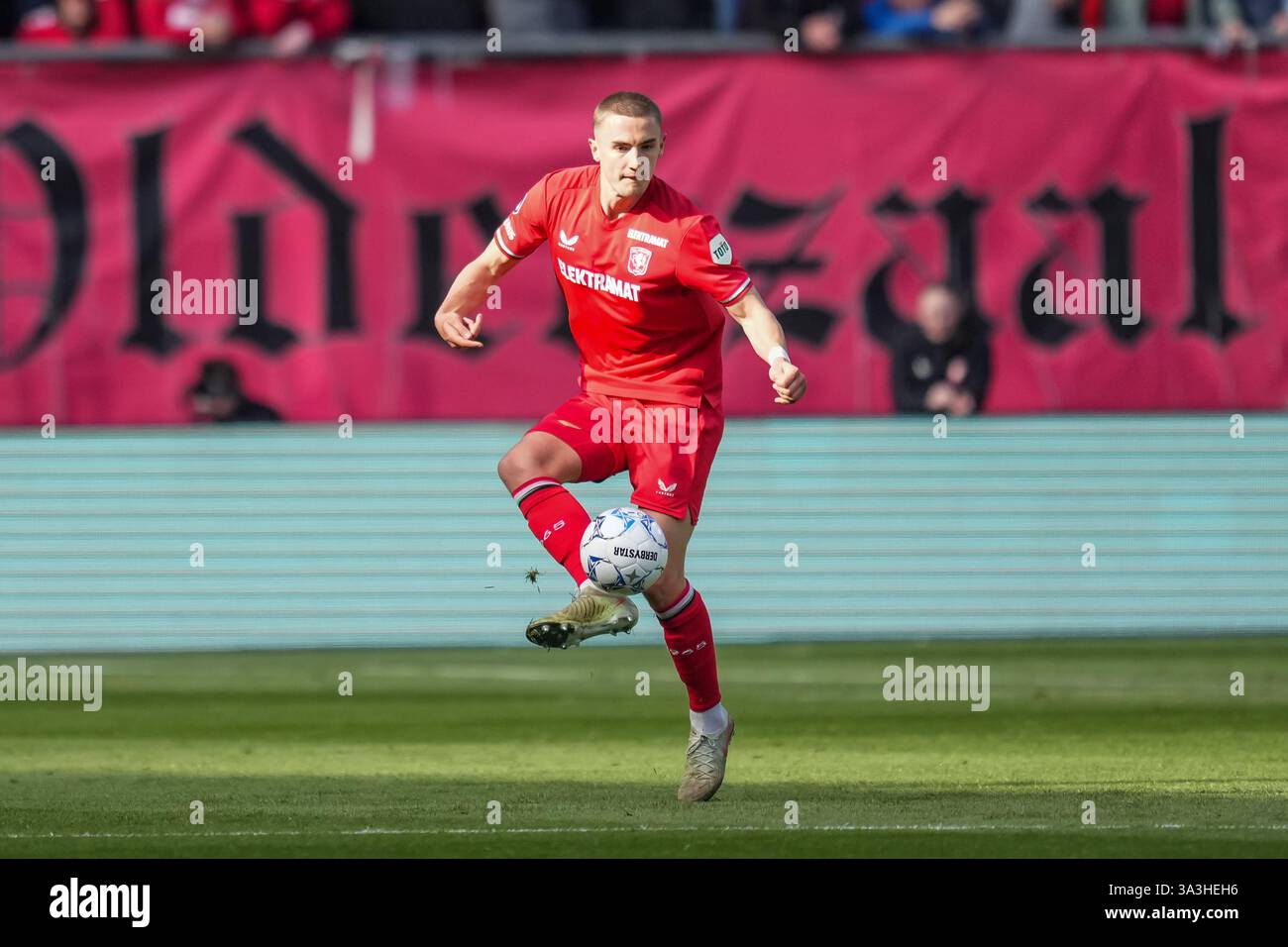 ENSCHEDE, NETHERLANDS - MARCH 16: Gustaf Lagerbielke of FC Twente with ...