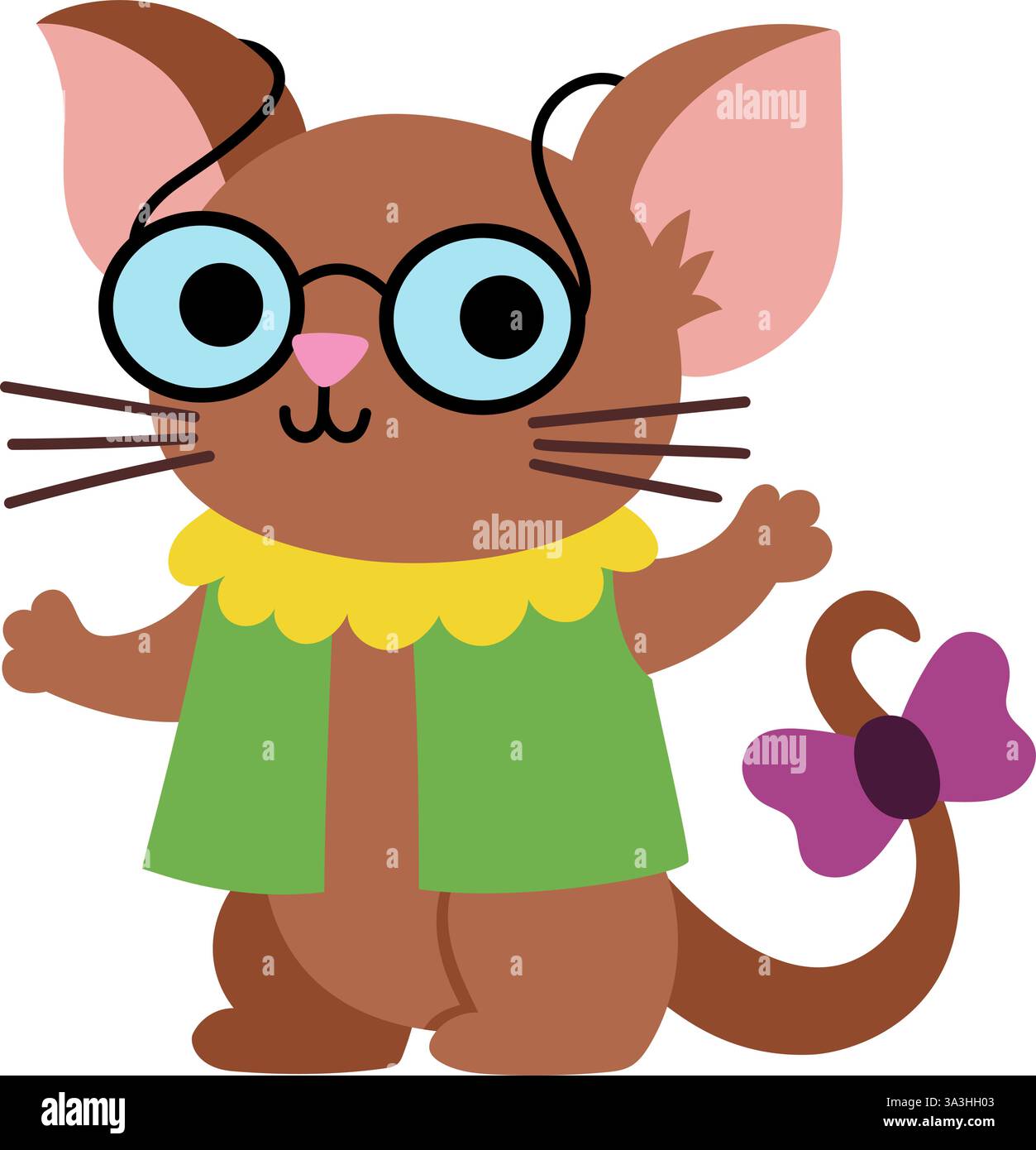 Vector mouse icon. Magic creature clipart. Cute fairytale character ...