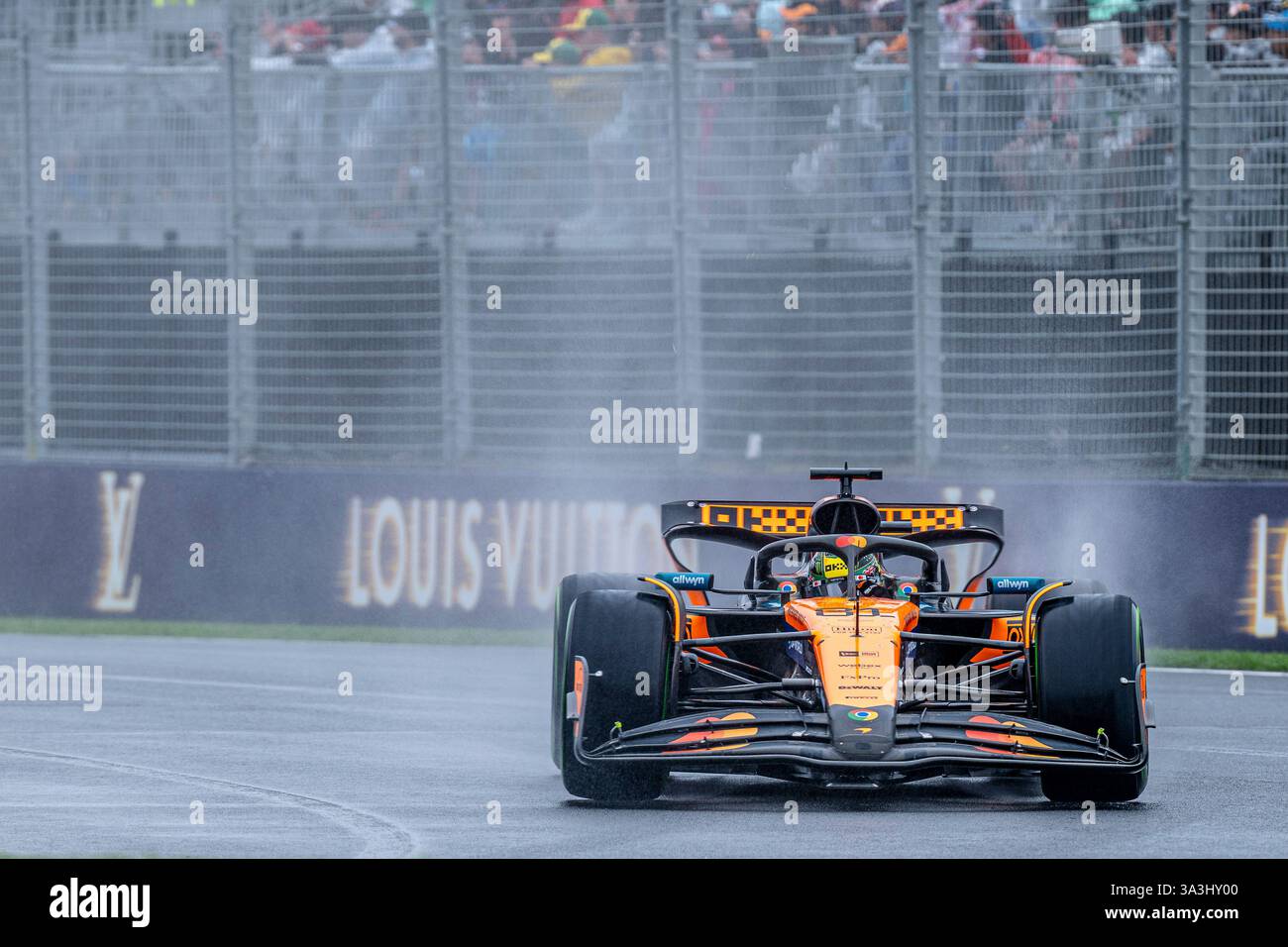 Melbourne, Australia. 16th Mar, 2025. #81 Oscar Piastri AUS) McLaren F1 ...