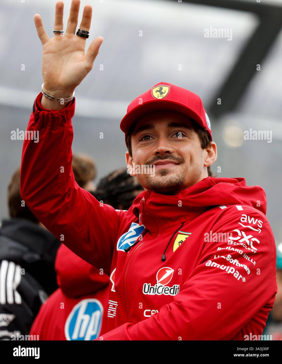 (250316) MELBOURNE, March 16, 2025 (Xinhua) Ferrari