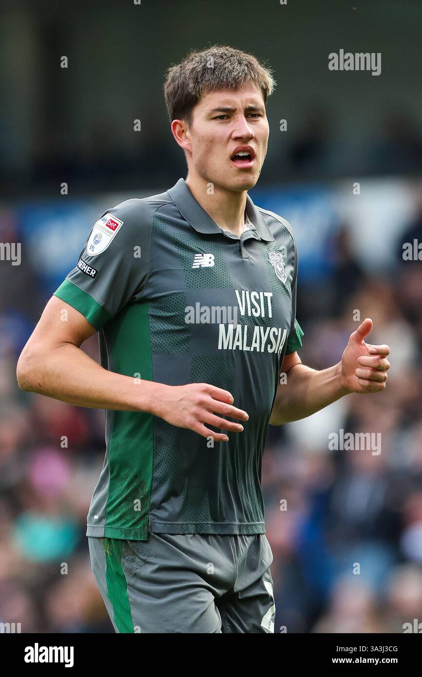 Cardiff City's Rubin Colwill during the Sky Bet Championship match at ...