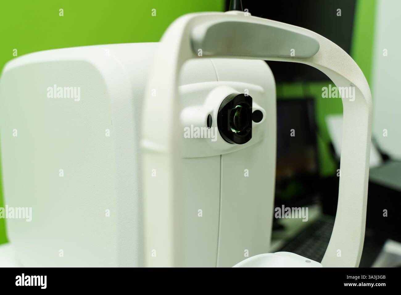 Optical coherence tomography OCT scan to create pictures of the back of ...