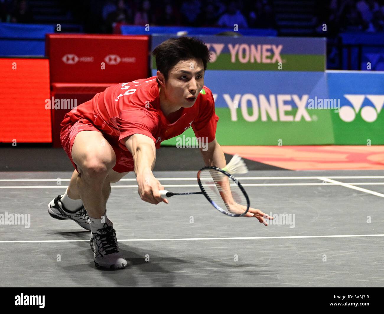 Shi Yu Qi Racket Utilita Arena, Birmingham, UK. 16th Mar, 2025. 2025 YONEX All England ...