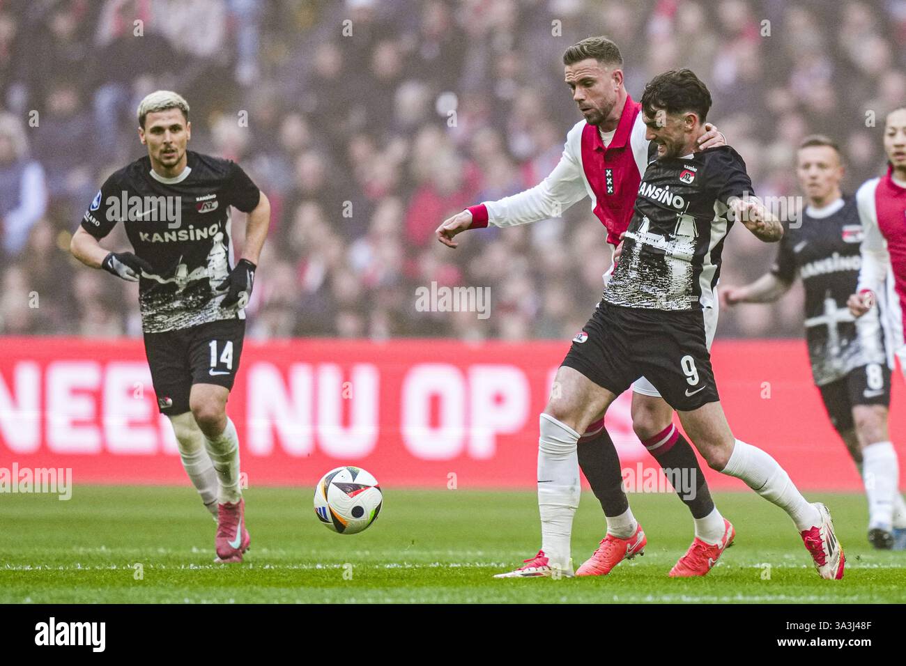 AMSTERDAM, 16032025 , JohanCruyff Arena , Dutch Eredivisie Football season 2024/2025 , match