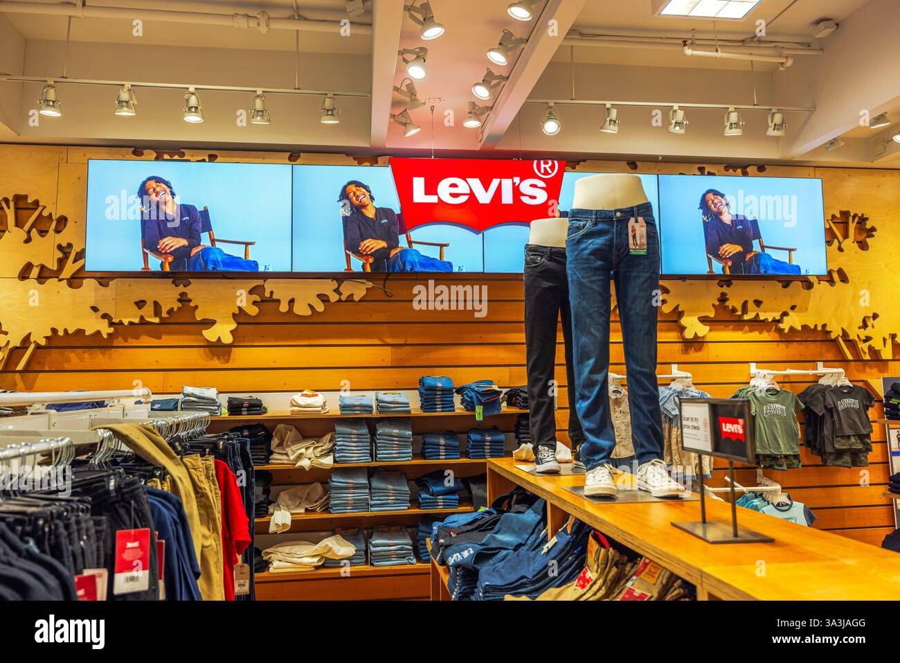 60s LEVI’S CASUALS STORE DISPLAY FRAMING INDEX: Levi's Display Merchandising Store Fixtures