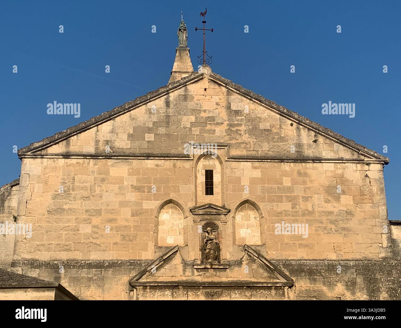 Church Arles France in a regular sunny day - Smartphone Captured Stock Image