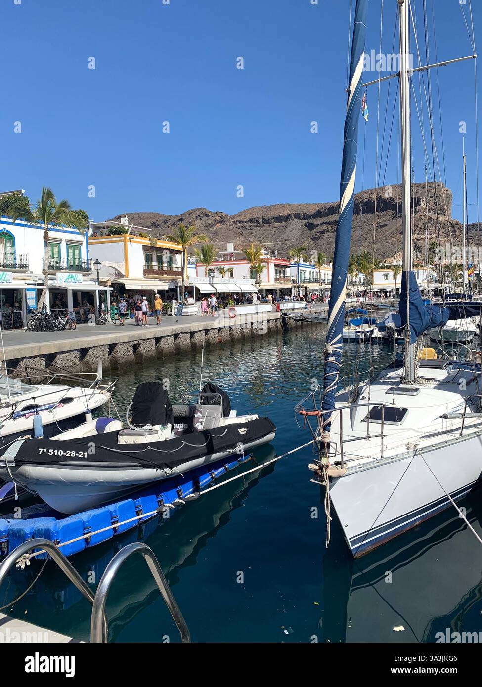Tenerife Carnival Canary Islands Spain weather hot sunny people happy friendly drink drinking style type tourism tourists restaurant food eating out - Smartphone Captured Stock Image