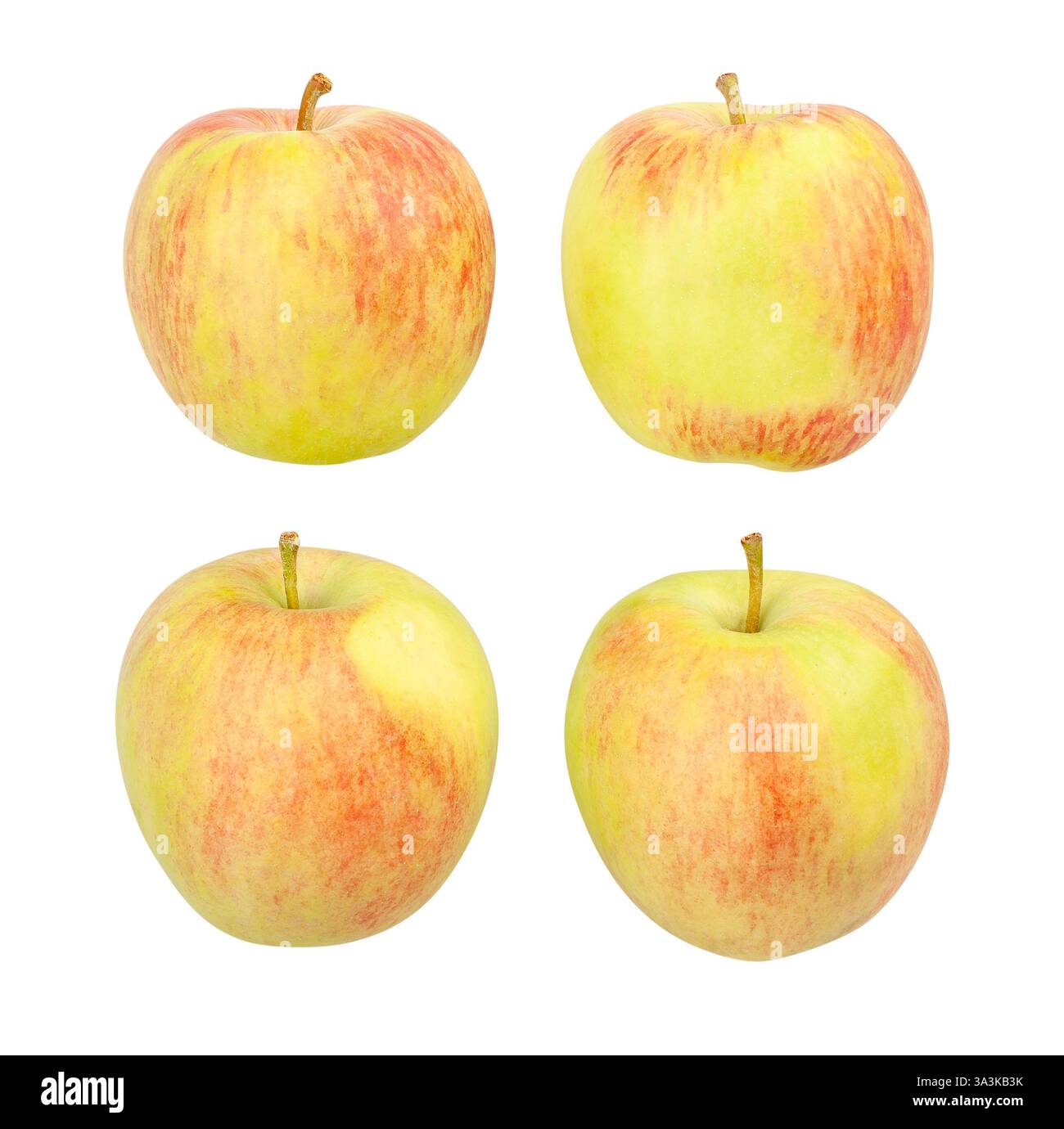 apples path isolated on white Stock Photo
