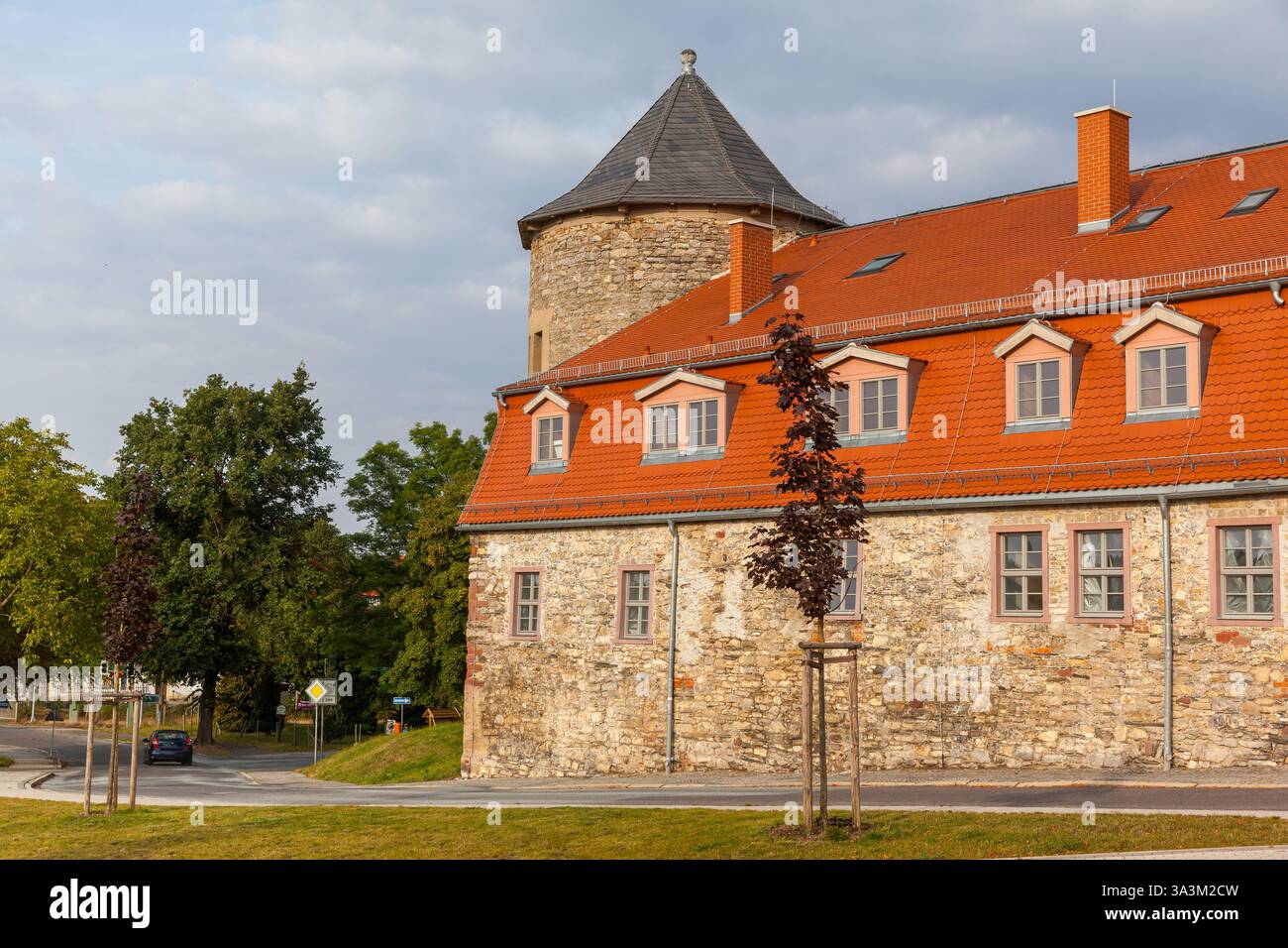 Harzgerode Schloss Harzgerode im Selketal Stock Photo - Alamy