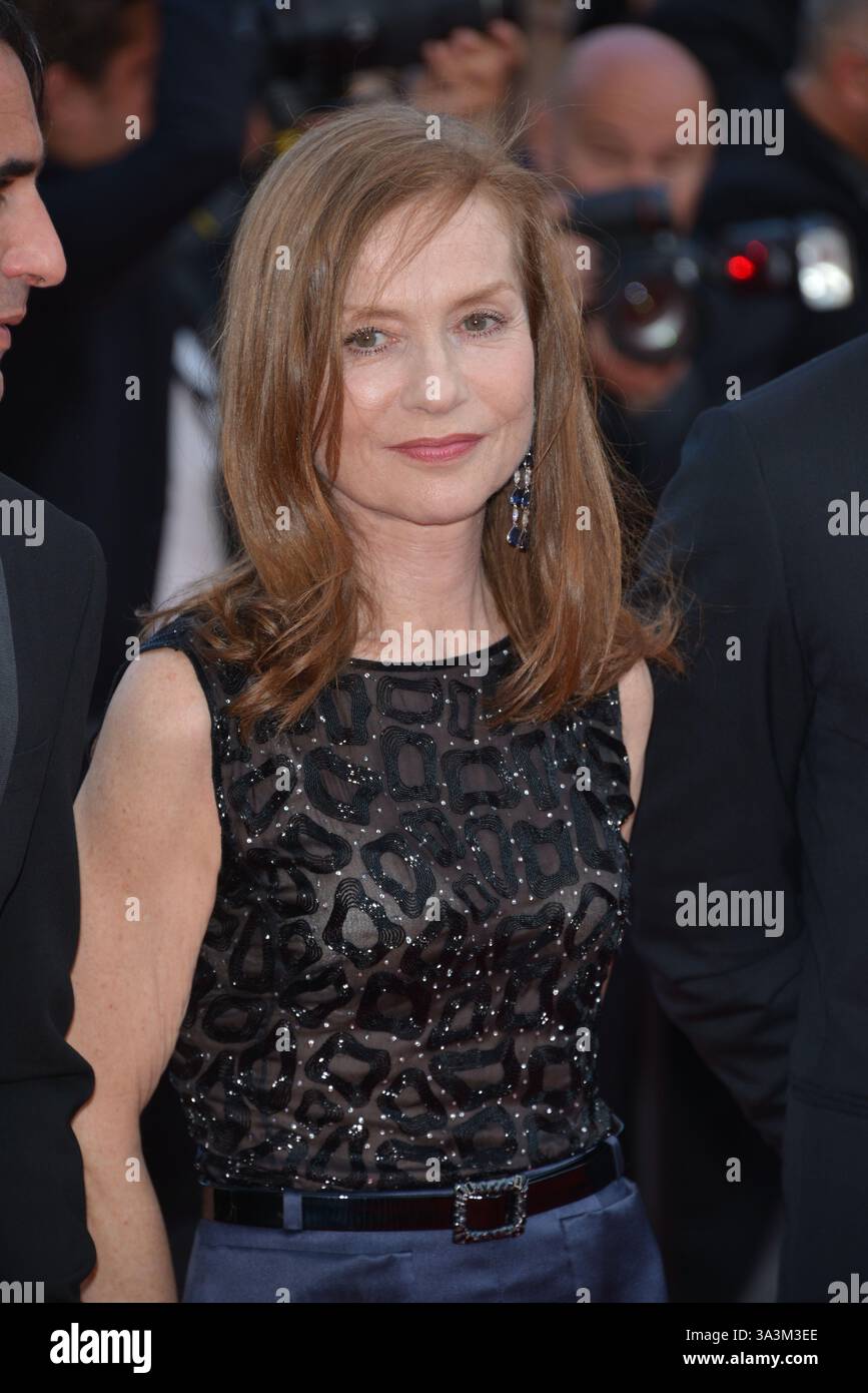 Isabelle Huppert attends the 'Asphalte' premiere during the 68th annual Cannes Film Festival on May 17, 2015 in Cannes, France.CAP/PL ©Phil Loftus/Cap Stock Photo