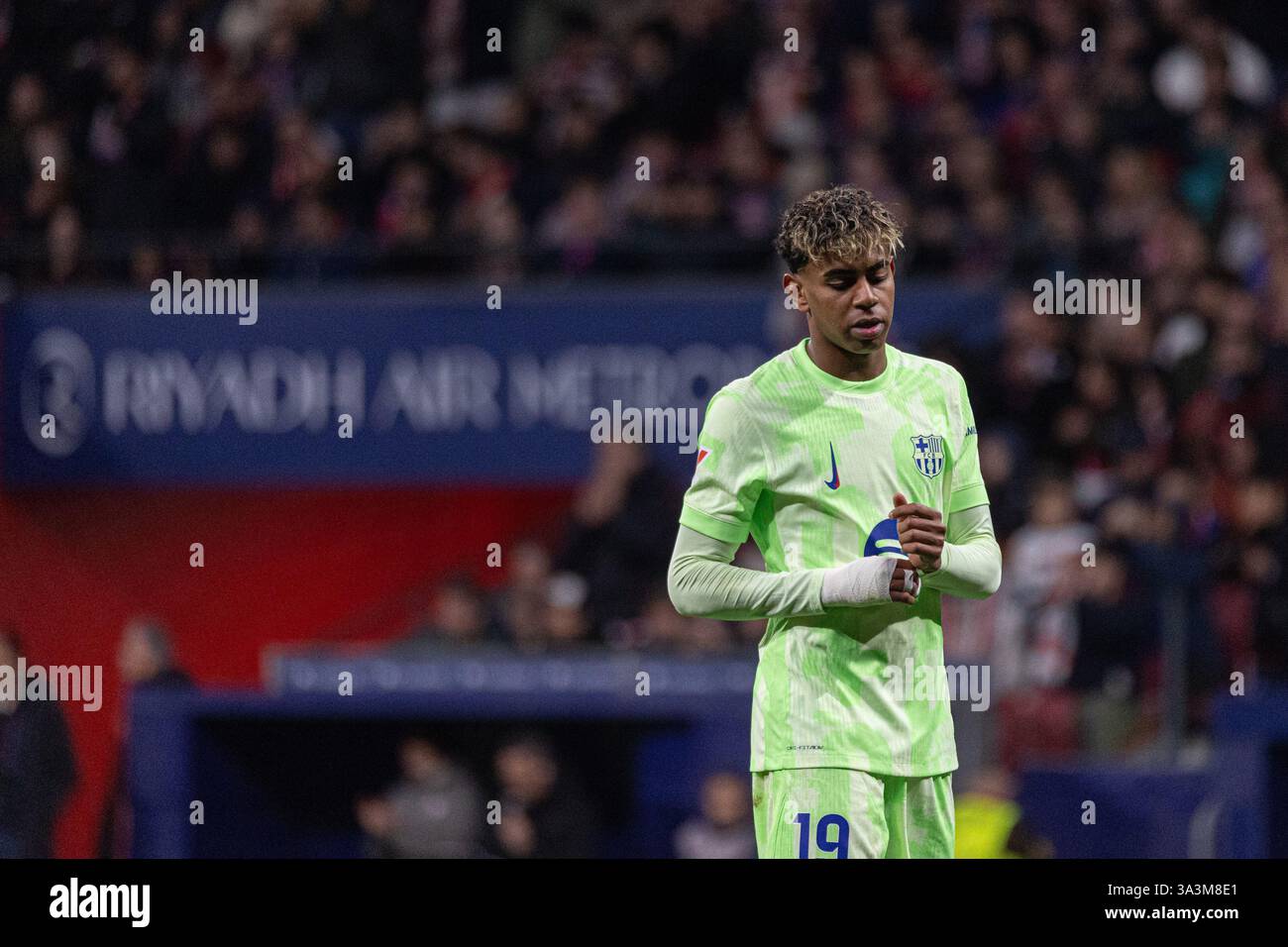 Madrid, Spain. 16th Mar 2025. Lamine Yamal during Atletico de Madrid