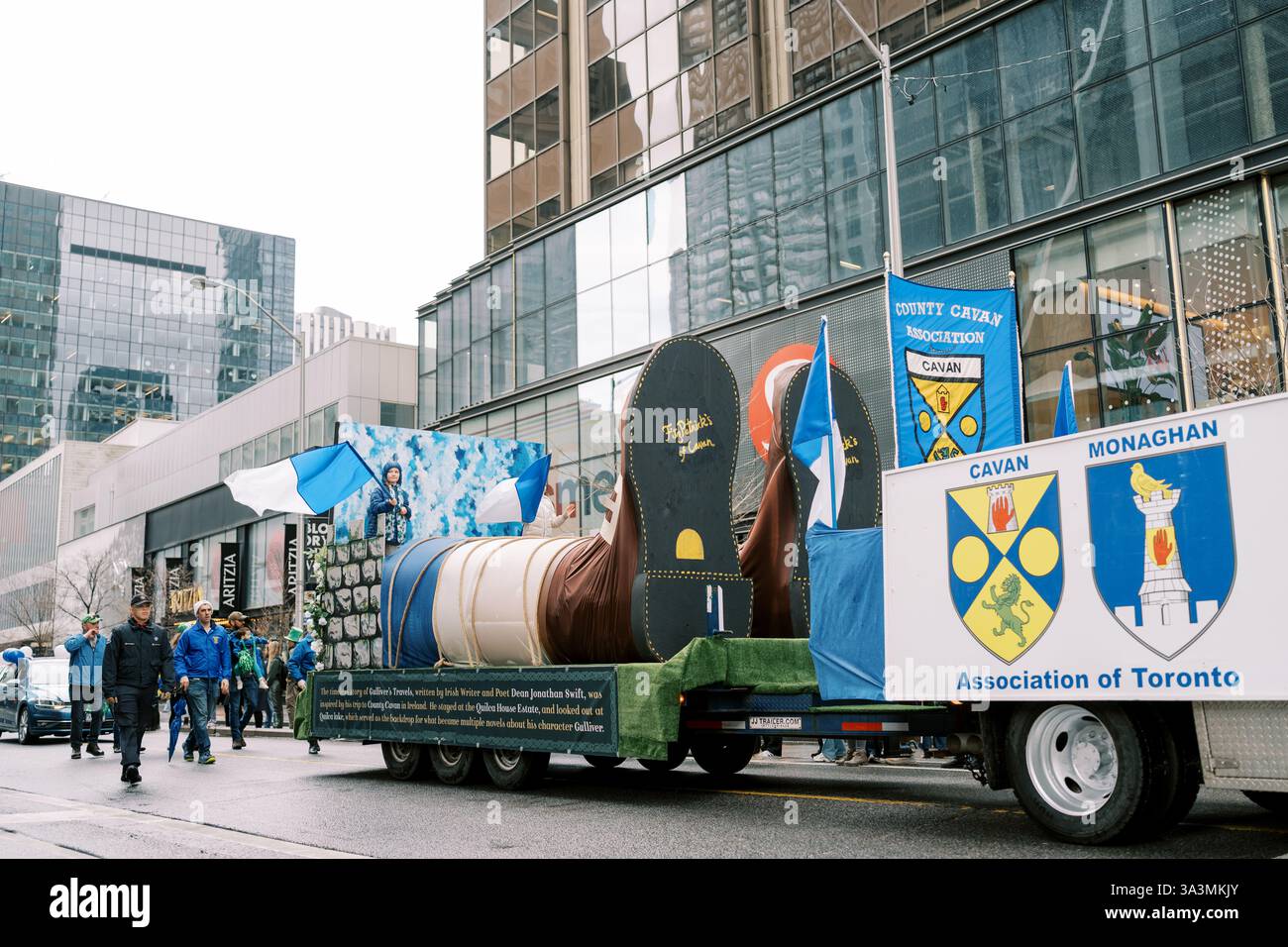 Canada, Toronto - 16 march 2025: Saint Patrick Day Parade. A Colorful ...
