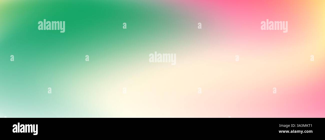 Green and pink smooth gradient. Springtime color blur background. Soft ...
