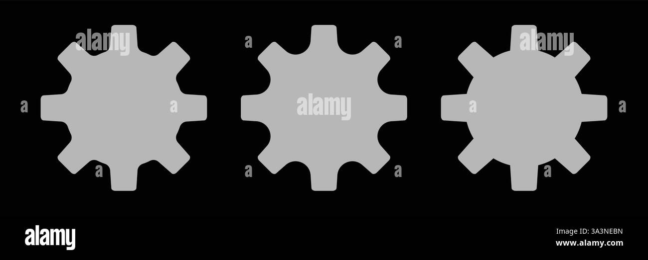 Setting icon. Flat style design Vector Stock Vector Image & Art - Alamy