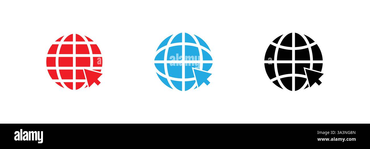 www vector icon, website symbol Stock Vector
