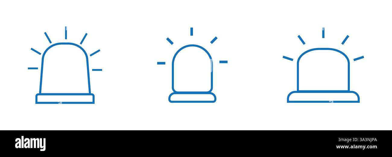 Siren vector icon. Vector illustration Stock Vector Image & Art - Alamy