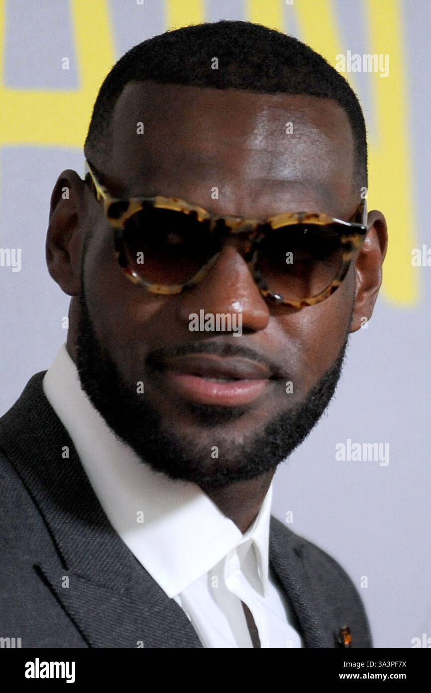 LeBron James at the World Premiere of 'Trainwreck' at Alice Tully Hall ...