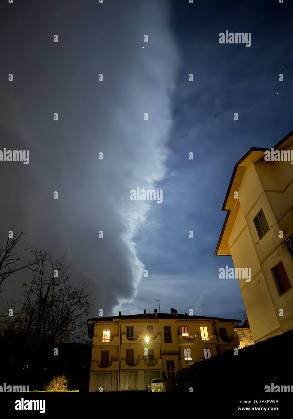 strange clouds - Smartphone Captured Stock Image