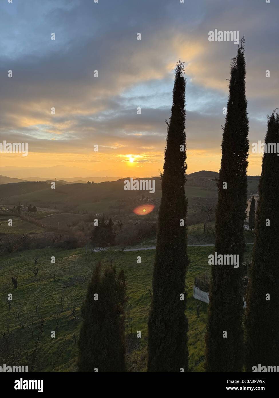 San Casciano Tuscany - Smartphone Captured Stock Image