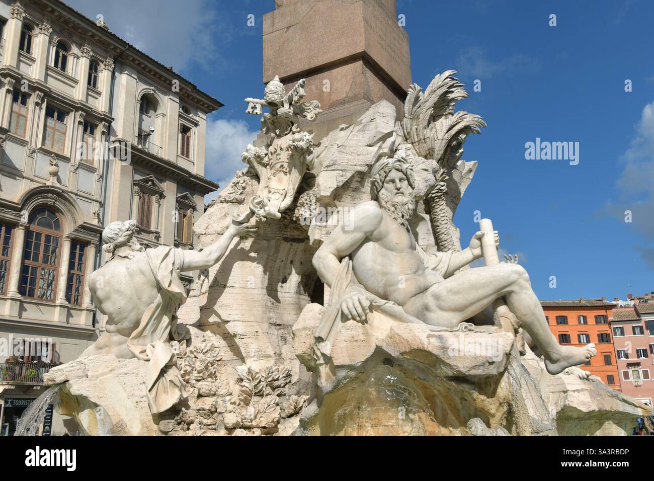 Piazza Navona is a symbol of Baroque Rome, with Bernini's Fountain of ...
