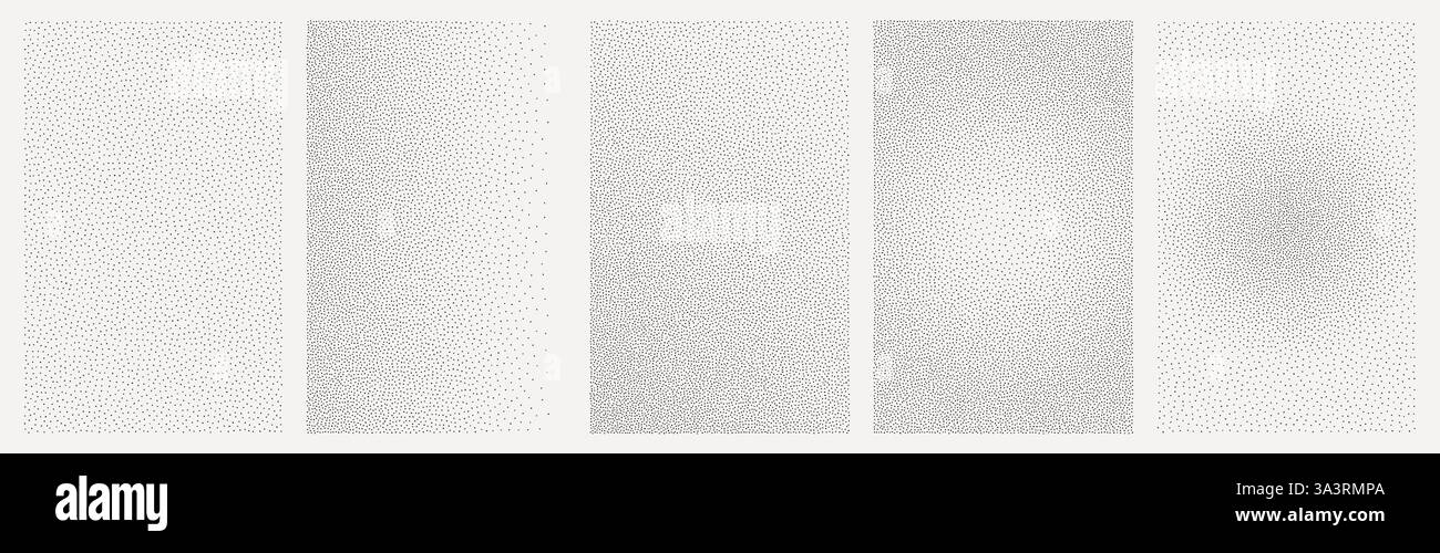 Vector Abstract Stipple Noise Effect. Dotwork BG. Stock Vector