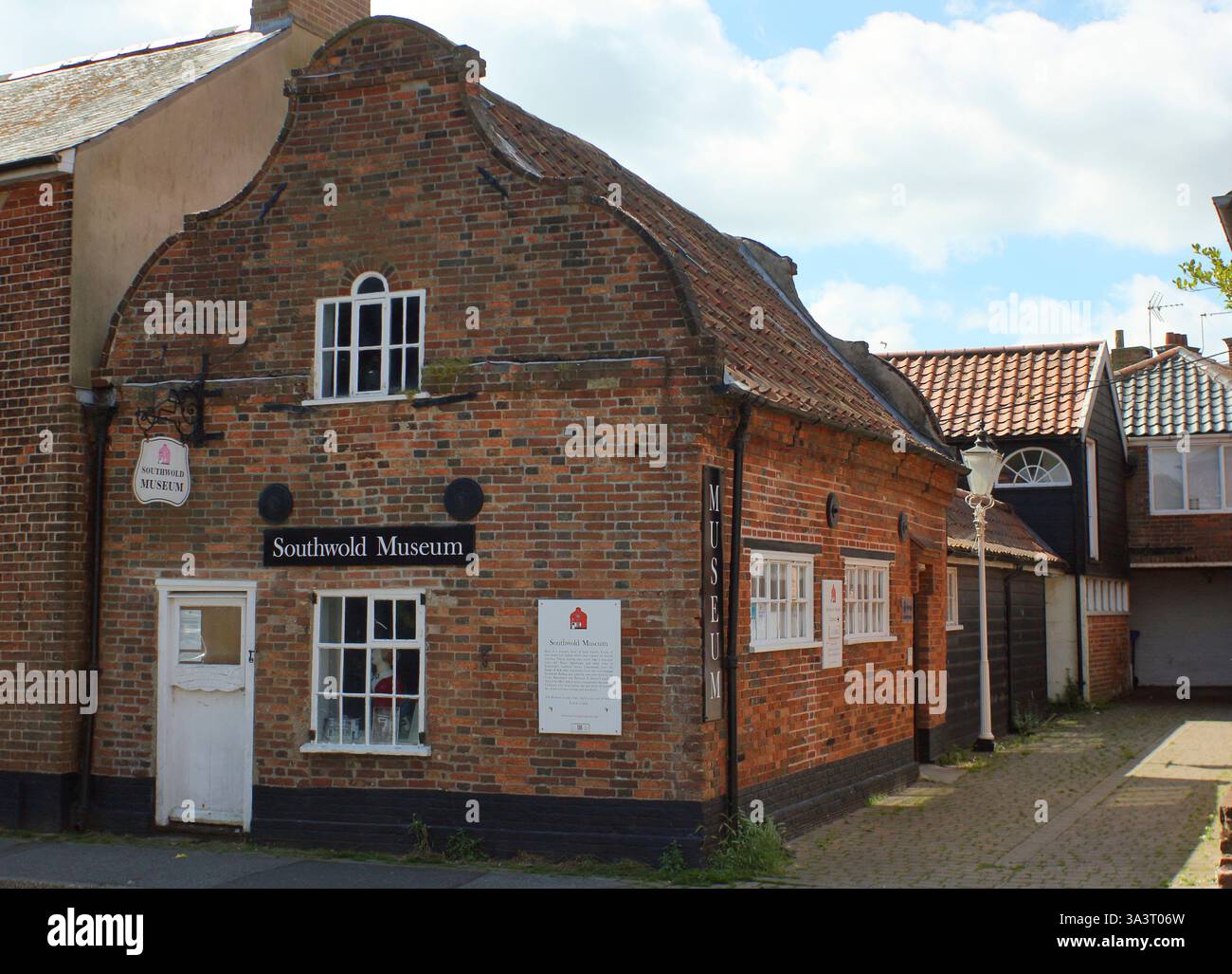 Southwold museum housed in a small, traditional Suffolk cottage, Victoria Street, Southwold, Suffolk, UK Stock Photo