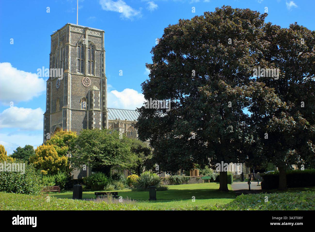 Southwold church. St Edmund King and Martyr Church on Bartholomew Green, Southwold, Suffolk,UK. Summer. Stock Photo
