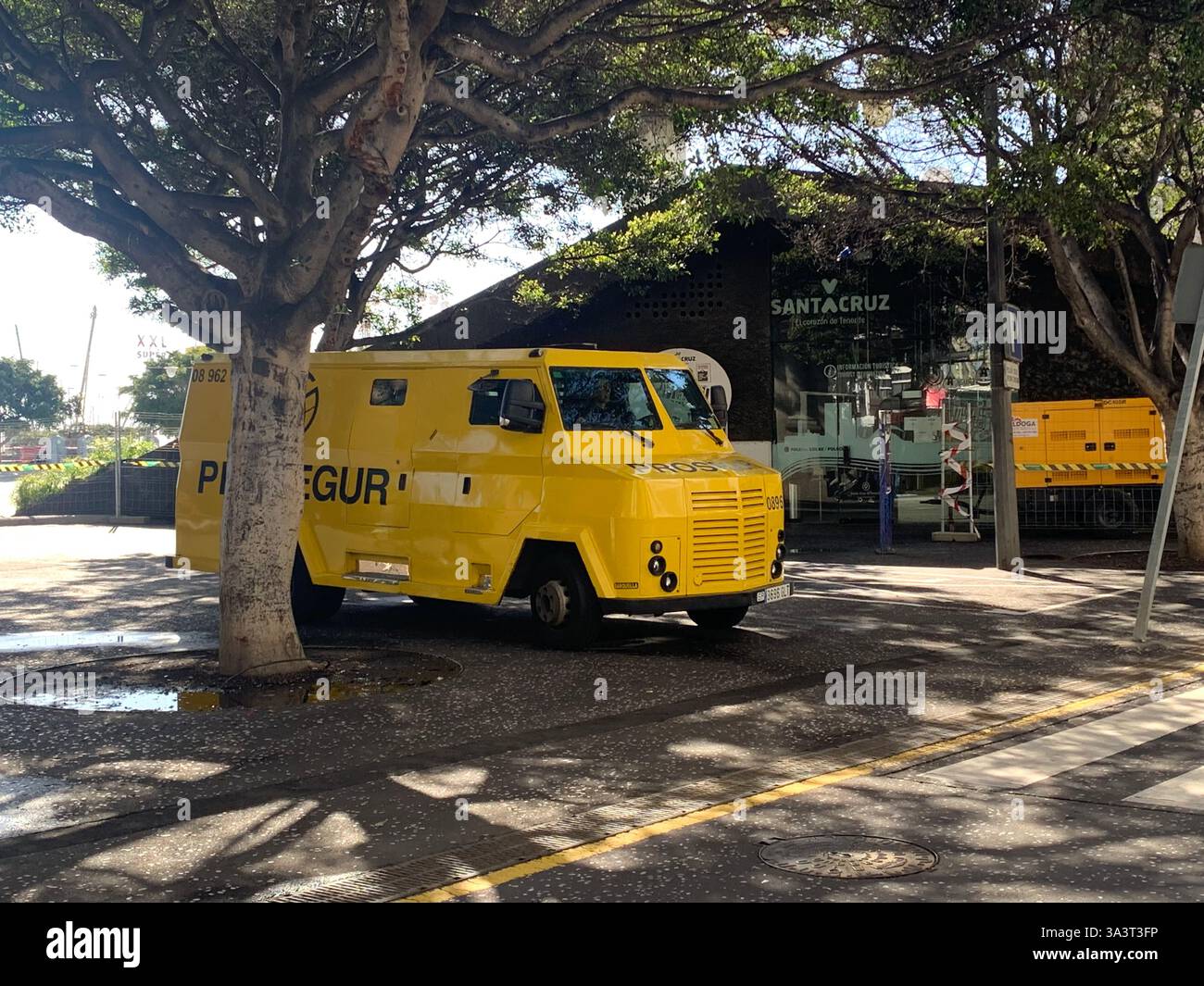 Santa Cruise Tenerife Canary Islands Spain shop shopping sights outside hot and sunny weather holiday people place Sketchers Koala Bay shop inside - Smartphone Captured Stock Image